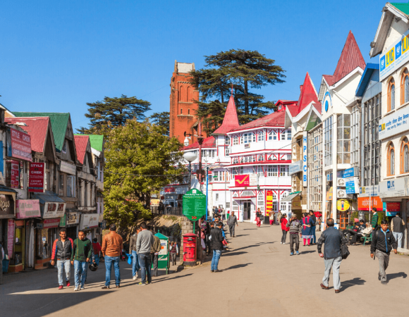 The Mall Road Shimla