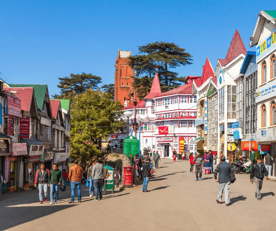 The Mall Road Shimla